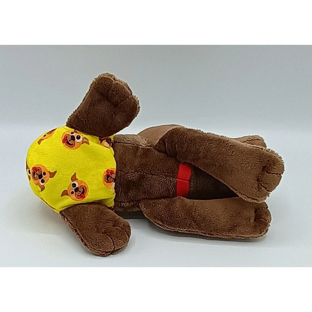 7" 2023 HASBRO Basic Fun DARK BROWN Plush Pound Puppies PUPPY w/ Diaper 7 - Picture 4 of 5